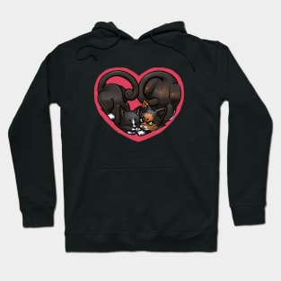 Tetra and Butters Heart Hoodie